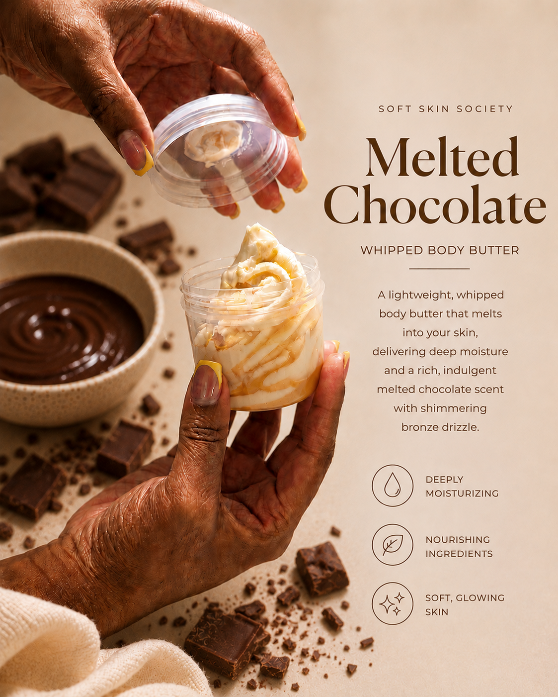 Shimmering Bronze Drizzle Body Butter - 4oz